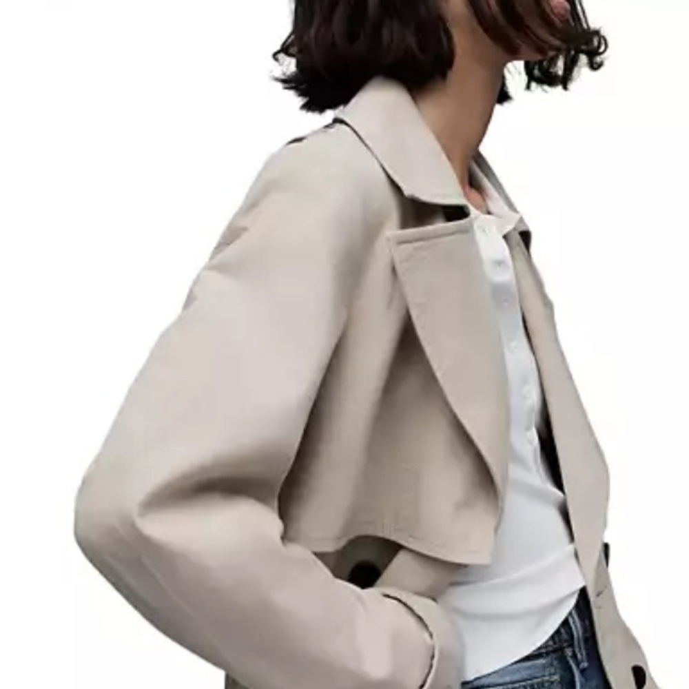 ALLSAINTS SOLD OUT
Mixie Leopard Trench Jacket NWT - SZ US 12 - Picture 7 of 9